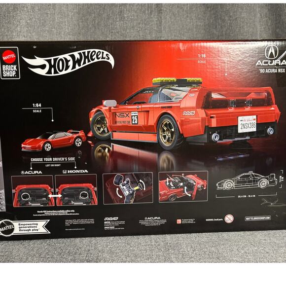 Mattel Brick Shop Hot Wheels  Hot Wheels Brick Shop \'90 Acura NSX
